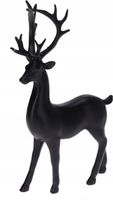Figurka świąteczna czarny renifer 29 cm
