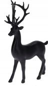 Figurka świąteczna czarny renifer 29 cm