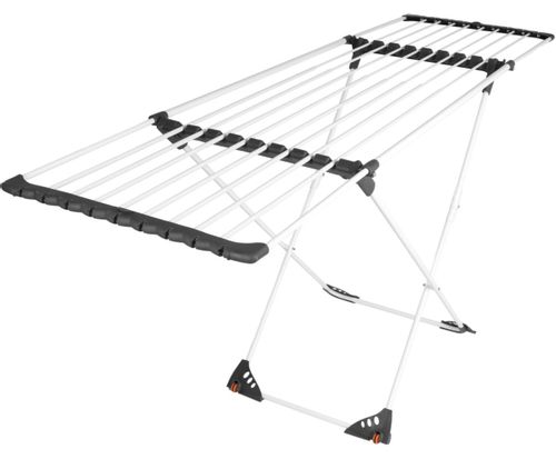 Suszarka na pranie teleskopowa MOJAVE biało-grafitowa na Arena.pl