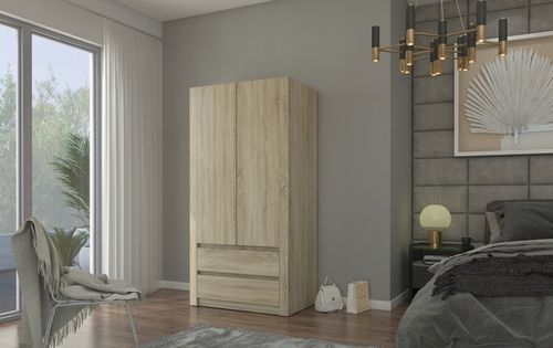Szafa garderoba 90cm 2drzwi 2szuflad artisan B-9TIP na Arena.pl