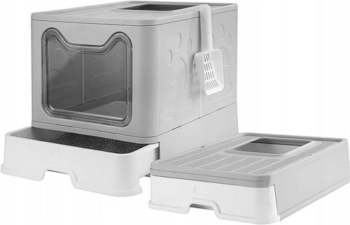 Duża Kuweta dla KOTA Zamknięta Kryta Zamykana z Szufladą z Łopatką XXL na Arena.pl