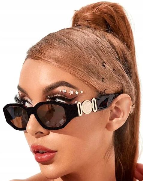 Przeciwsłoneczne Okulary Kobiece Prostokątne zdjęcie 13