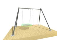 Stelaż do huśtawki ogrodowej UNDERFIT podwójny