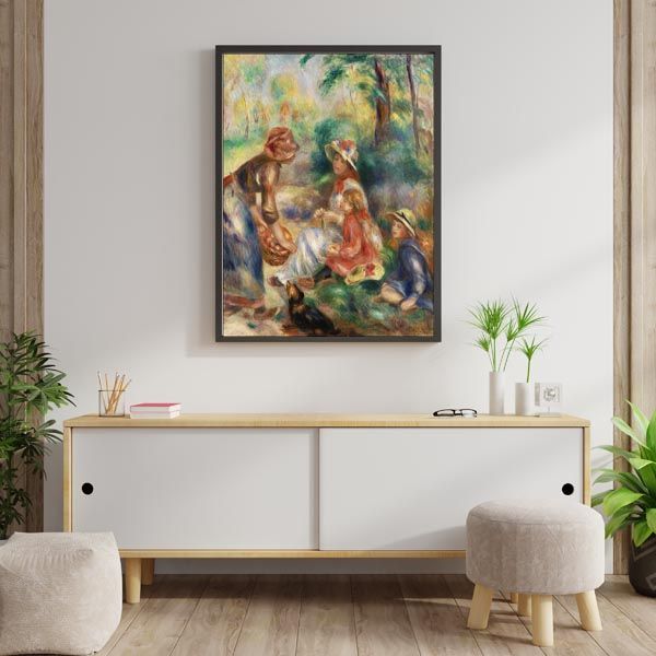 Apple Vendor, Pierre-Auguste Renoir - plakat 21x29,7 cm zdjęcie 2