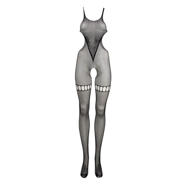 Net High Neck Bodystocking - One Size zdjęcie 9