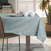 Obrus Plamoodporny VESTA Mankiet + Lamówka 120x220 miętowy AmeliaHome