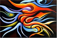 100 70CM OBRAZ PŁÓTNO KOBIETA TAŃCU PŁÓTNO RAMA