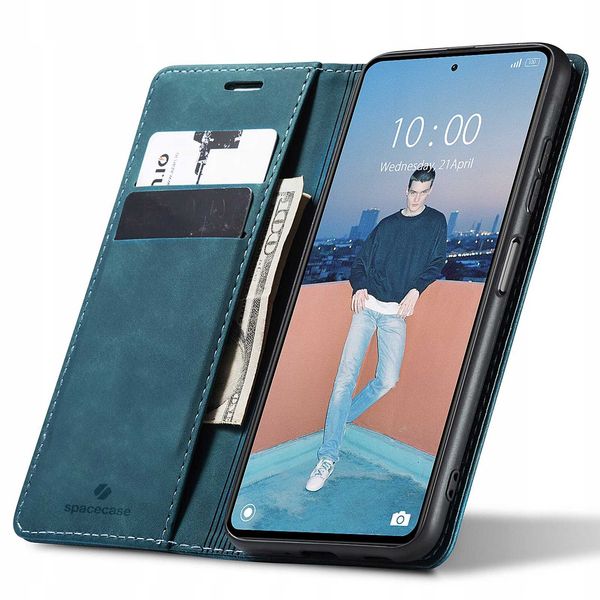 Spacecase Wallet Poco X5 Pro/Note 12 Pro Blue zdjęcie 1