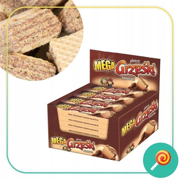 GRZEŚKI MEGA bez polewy 34g - 64szt Promocja zdjęcie 5