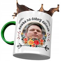 Kubek Zielony Sławomir Mentzen Xd Na Prezent Z Nadrukiem Ze Zdjęciem