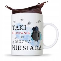 Kubek Prezent Dla Kierownika Że Mucha Nie Siada Z Nadrukiem Ze Zdjęciem