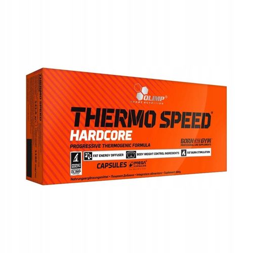 OLIMP THERMO SPEED HARDCORE 120kaps SPALACZ REDUKCJA WITAMINY na Arena.pl