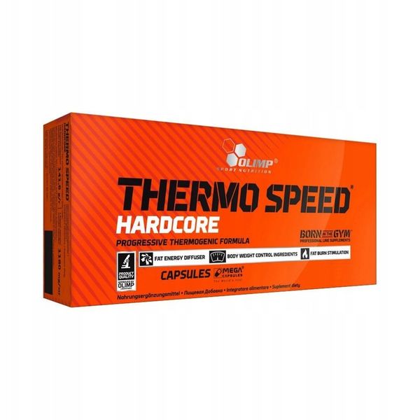 OLIMP THERMO SPEED HARDCORE 120kaps SPALACZ REDUKCJA WITAMINY zdjęcie 3