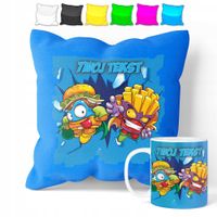 ZESTAW: KUBEK + POSZEWKA - SUPER ZINGS - PREZENT WIELE WZORÓW + IMIĘ