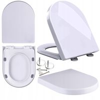 DESKA SEDESOWA WC WOLNOOPADAJĄCA UNIWERSALNA NAJTWARDSZY DUROPLAST DN