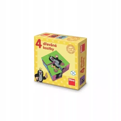 Krecik i Przyjaciele. Klocki obrazkowe, 4 elementy na Arena.pl