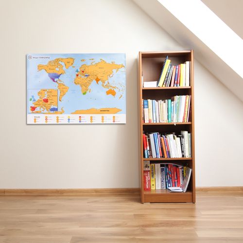 MAPA ODKRYWCY - ŚWIAT - ULEPSZONA ZDRAPKA na Arena.pl