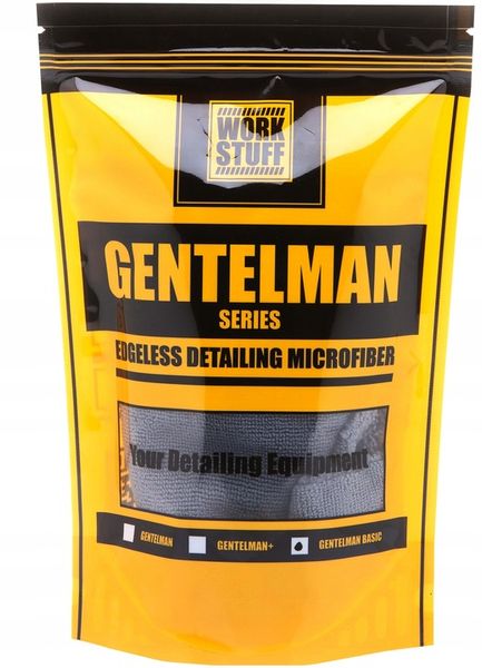 WORK STUFF GENTLEMAN BASIC GREY UNIWERSALNA MIKROFIBRA BEZ OBSZYCIA 40X40CM zdjęcie 4