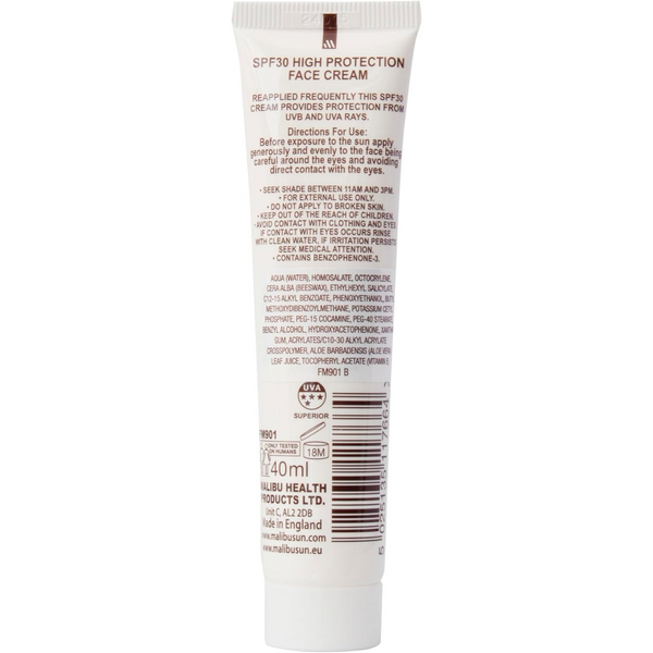 Malibu Przeciwsłoneczny Balsam Do Twarzy SPF30 40ml zdjęcie 2