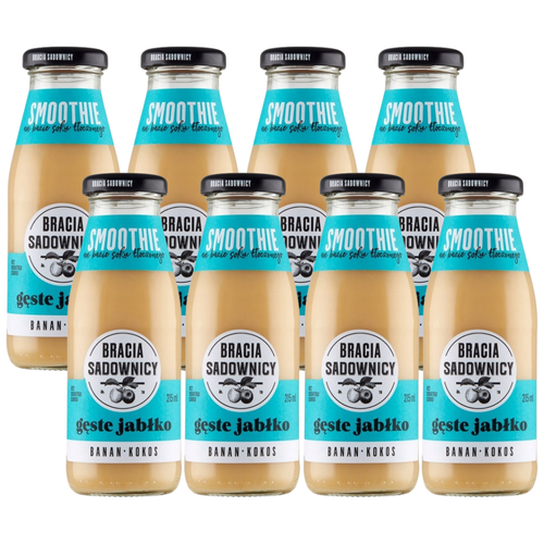 Bracia Sadownicy Smoothie gęste jabłko banan kokos 215 ml x 8 sztuk na Arena.pl