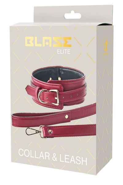 Blaze Elite Collar And Leash Red zdjęcie 1