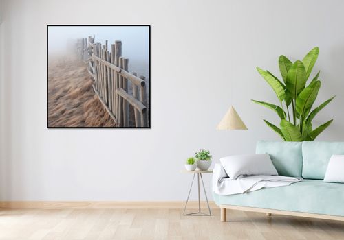 Plakat 100x100cm Mgła nad Wydmami na Arena.pl