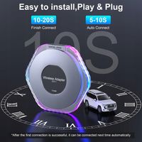 NEW Wireless Crystal Carplay AIBox Android Aut Adapter