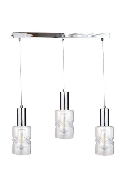 Lampa wisząca 3xE27 CROSS SILVER zdjęcie 1