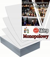 Ulotki A4 reklamowe firmowe 1000szt projekt w cenie SKLEP MONOPOLOWY