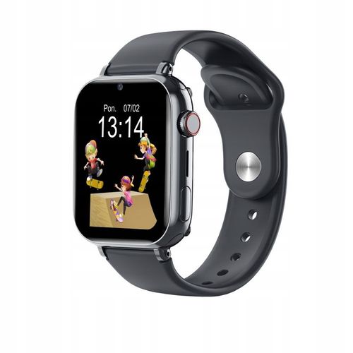 Smartwatch dla dzieci Dziecka 4G Manta Kevin Czarny GPS Gry SOS Rozmowy na Arena.pl