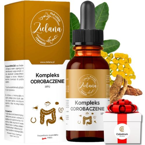 Oryginalny KOMPLEX ZIOŁOWY "ODROBACZENIE" 50ml ZIELANA piołun orzech MPU na Arena.pl