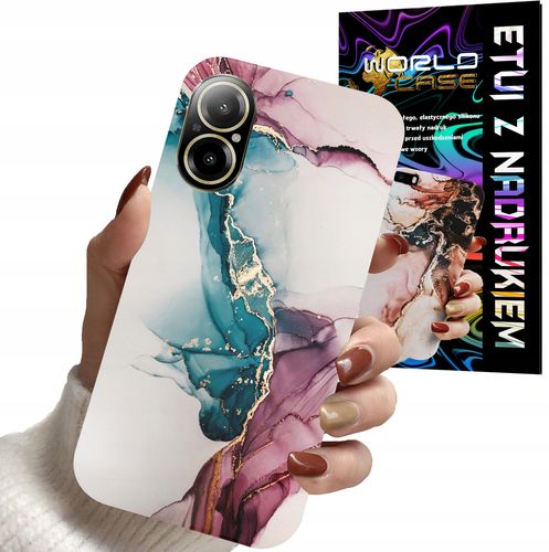 ETUI CASE DO REALME C67 4G - MARMUR WZORY DLA KOBIET PLECKI OBUDOWA na Arena.pl