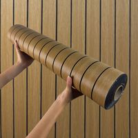 PANEL DEKORACYJNY SAMOPRZYLEPNY PCV LAMELE IMITACJA DREWNA W ROLCE 280x60cm