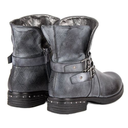 Niebieskie Botki Workery r.39 na Arena.pl