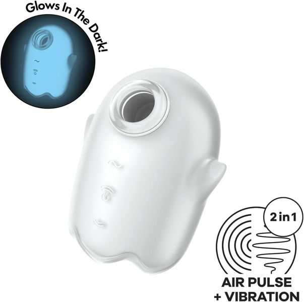 Satisfyer Glowing Ghost White zdjęcie 2