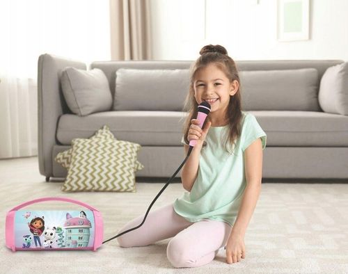 Głośnik mobilny LEXIBOOK Koci Domek Gabi BTP585GDHZ Różowy na Arena.pl