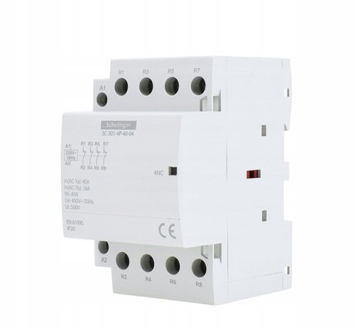 Stycznik modułowy SC301 4P 40A TYP 40 4Z SCHELINGER na Arena.pl