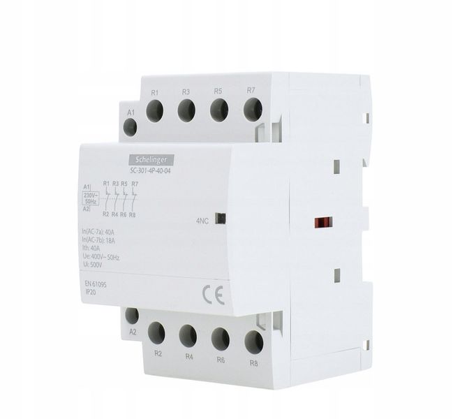 Stycznik modułowy SC301 4P 40A TYP 40 4Z SCHELINGER zdjęcie 4