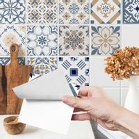 Naklejki Laminowane Na Płytki MOZAIKA Marokańska Zestaw 24 szt. 25x25