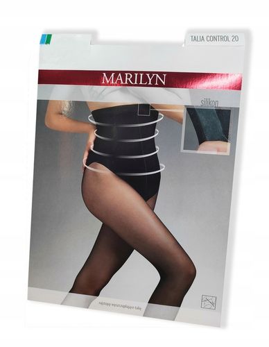 Rajstopy gładkie Marilyn Talia Control 20den czarny Nero rozmiar 3 na Arena.pl