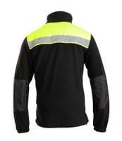 Bluza robocza POLAR BENEFIT RIVAL ODBLASKOWY HV czarno/żółty r. 4XL