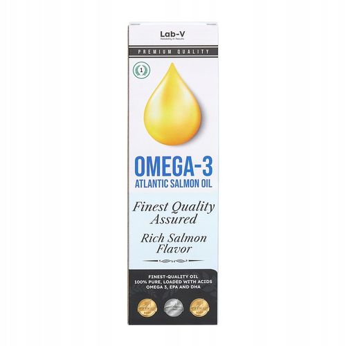 Lab-v Omega-3 – 100% olej z łososia atlantyckiego dla psów i kotów 1000 ml na Arena.pl