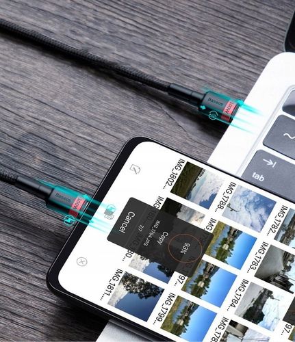 BASEUS KABEL USB-C TYP C 100W 5A PD QC SZYBKI MOCNY PRZEWÓD W OPLOCIE 2M na Arena.pl
