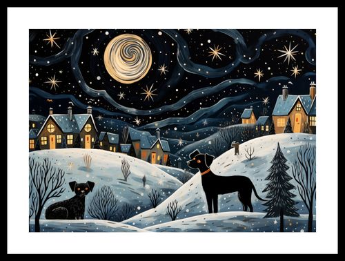 Plakat 42x29,7cm Nocny Psi Patrol na Arena.pl