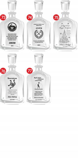 KARAFKA na Rocznicę Ślubu Jubileusz URODZINY zdjęcie 15