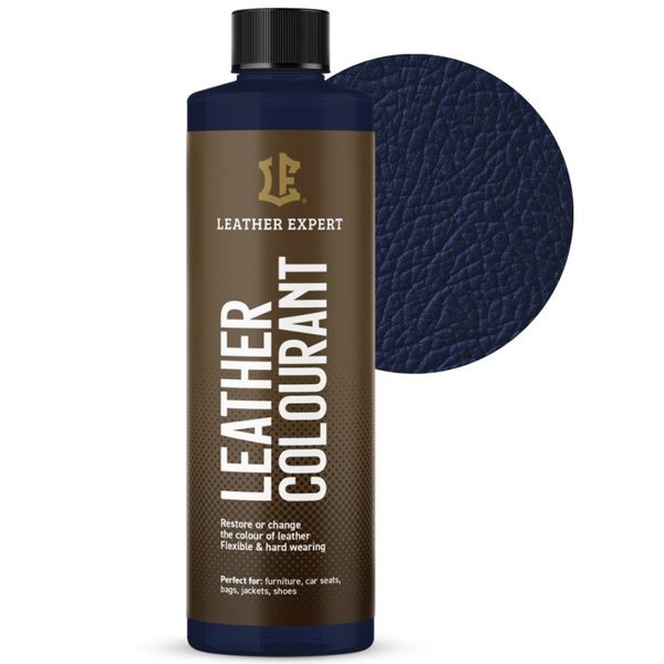 leather expert colourant - dark blue farba do skóry naturalnej zdjęcie 4