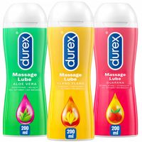 ZESTAW 3 DUREX 2w1 YLANG GUARANA ALOE Żel Intymny