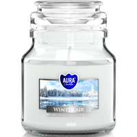 Świeca zapachowa BISPOL Aura snd71-375 (Zimowe powietrze) ~28h