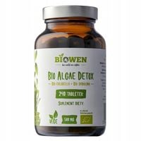 Biowen Suplement Diety BIO Algae Detox Chlorella i Spirulina 240 Tabletek