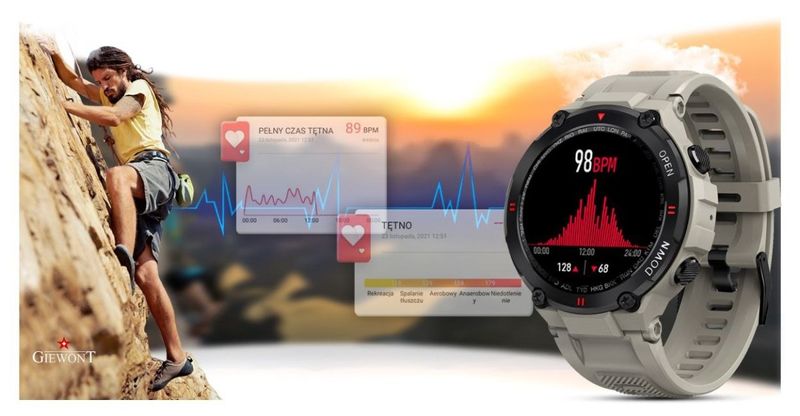 Smartwatch Giewont GW430-2 Szary zdjęcie 16